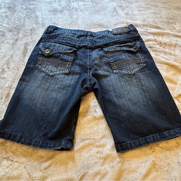 Gaudi blue men's jean shorts Size 40 - Picture 2 of 10